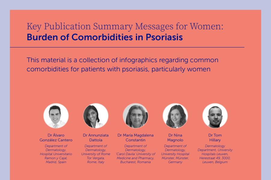 Infographic on the burden of comorbidities in psoriasis